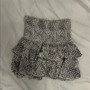 Isabelle’s Cabinet Smocked Tiered Ruffle Skirt